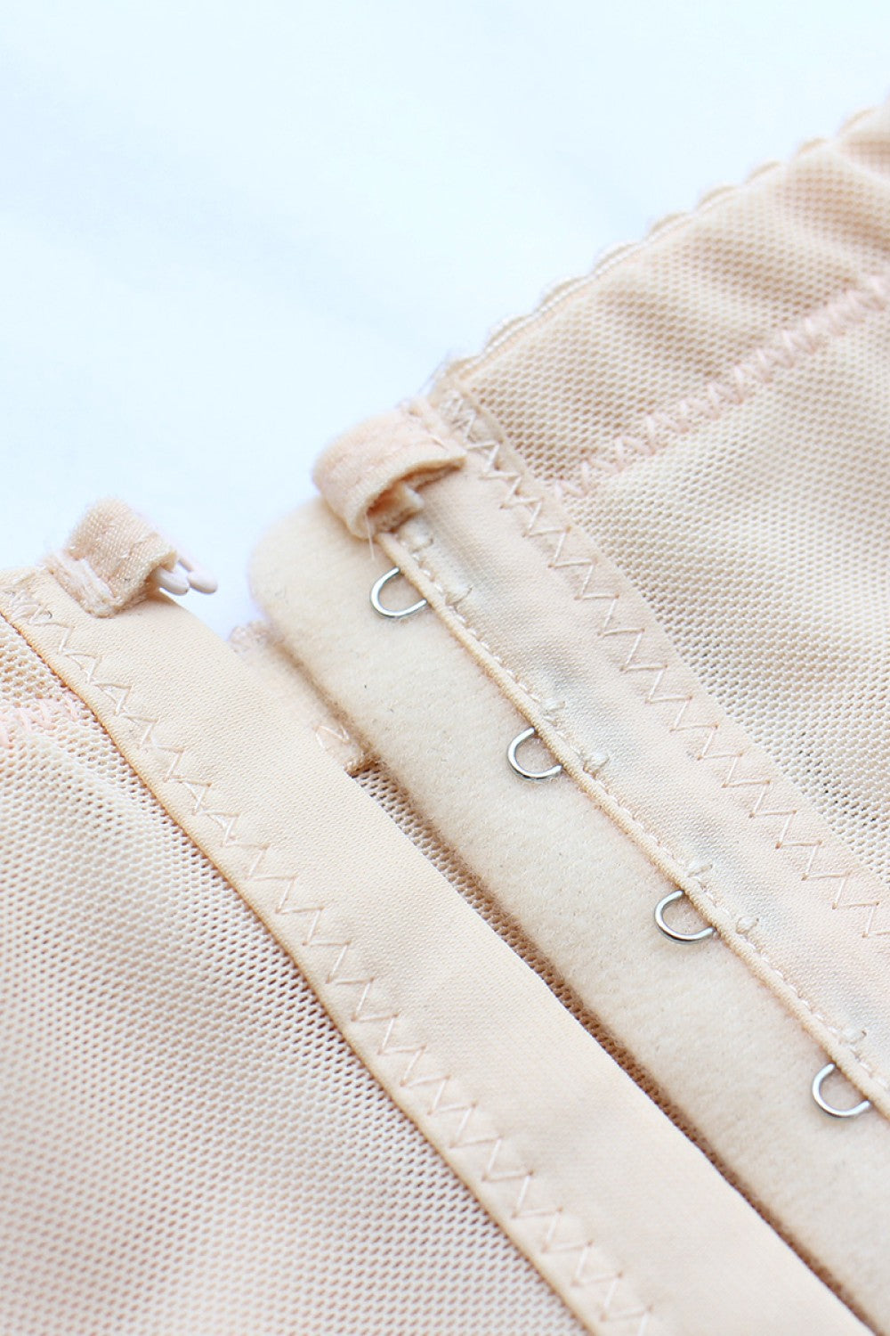 Plus Size Hook-and-Eye Shaping Shorts in Apricot for Women