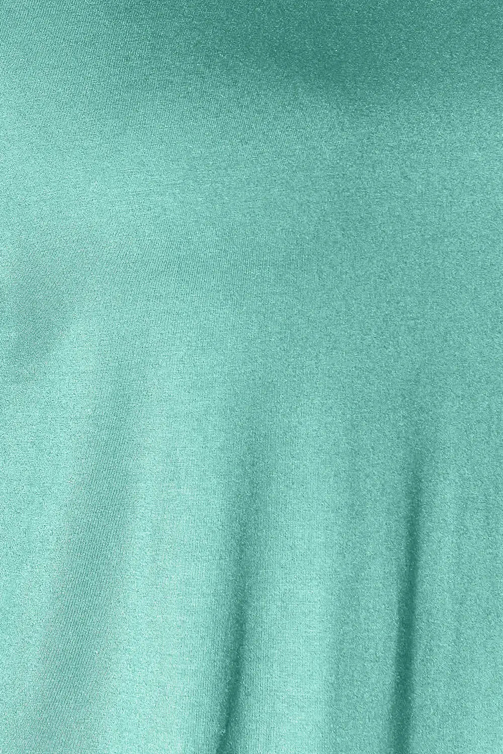 Plus Size Round Neck Slit Top and Pants Set in Teal for Women