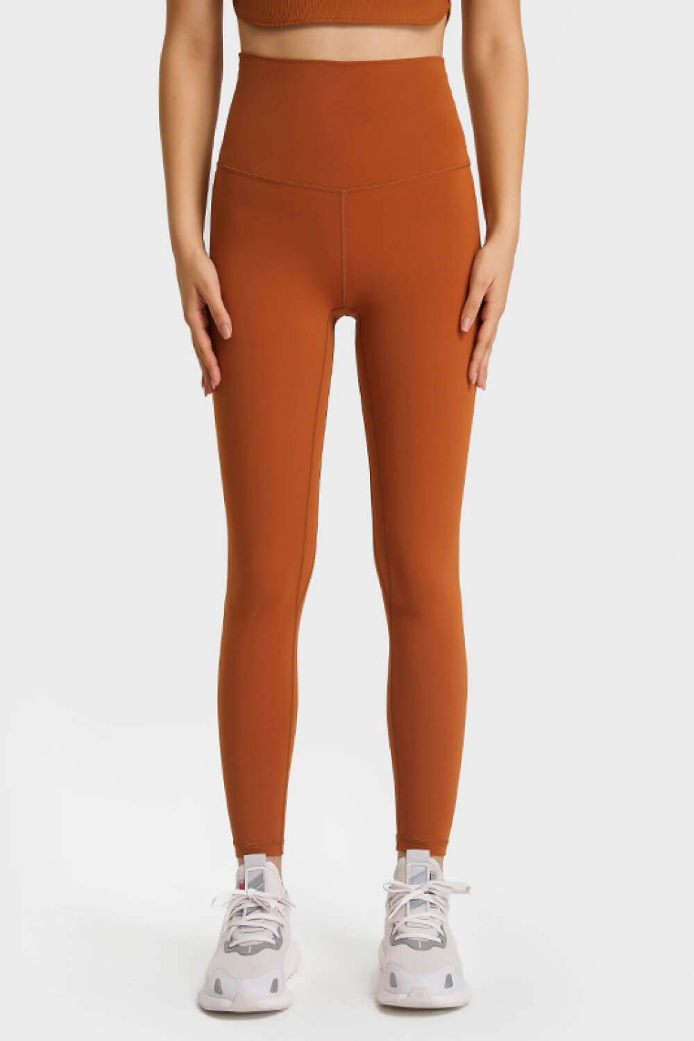 Ultra Soft High Waist Leggings in Coffee for Women