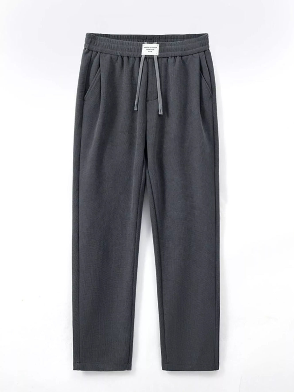 Wide Leg Pants in Dark Gray for Men
