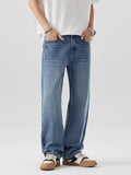Relaxed Fit Wash Jeans in Blue for Men