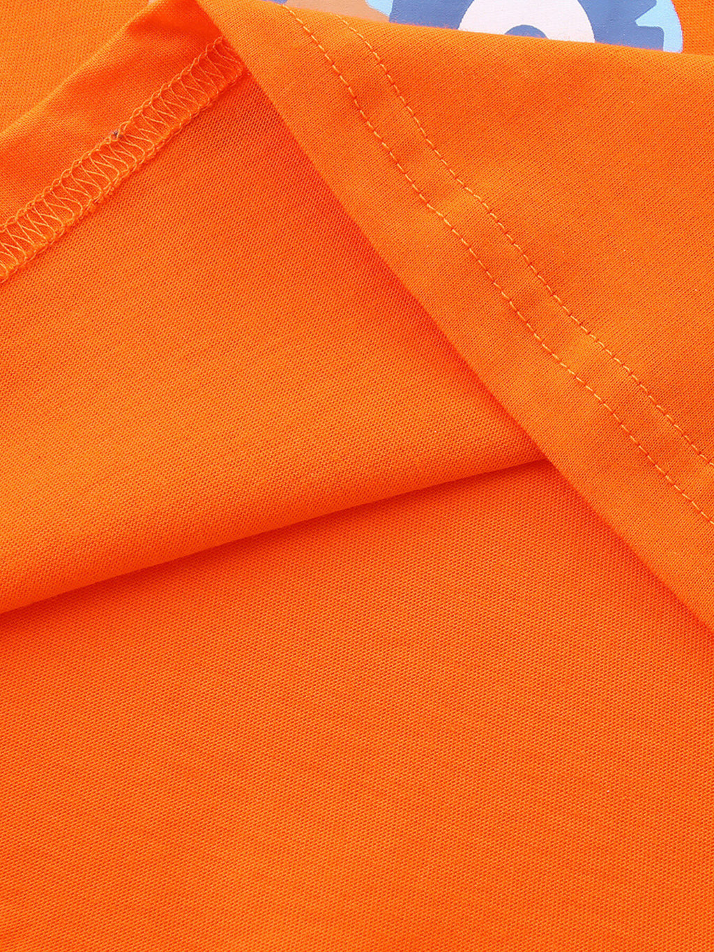 Tractor Print Casual T-Shirt in Orange for Boys