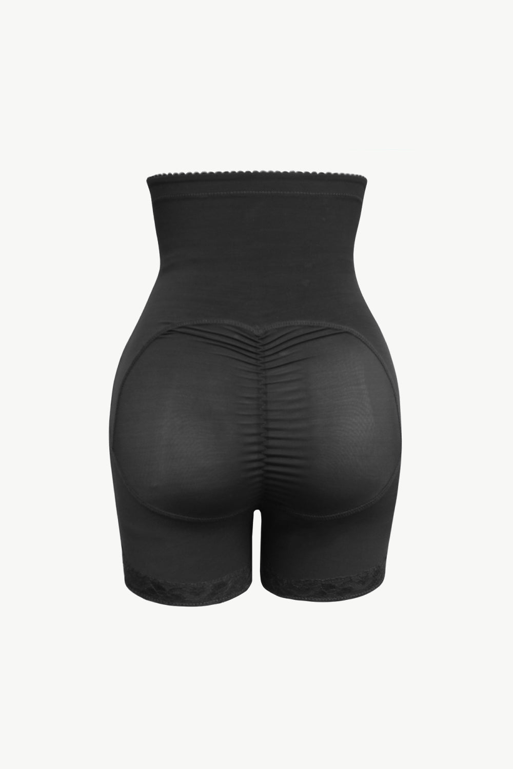 Plus Size Hook-and-Eye Shaping Shorts in Apricot for Women