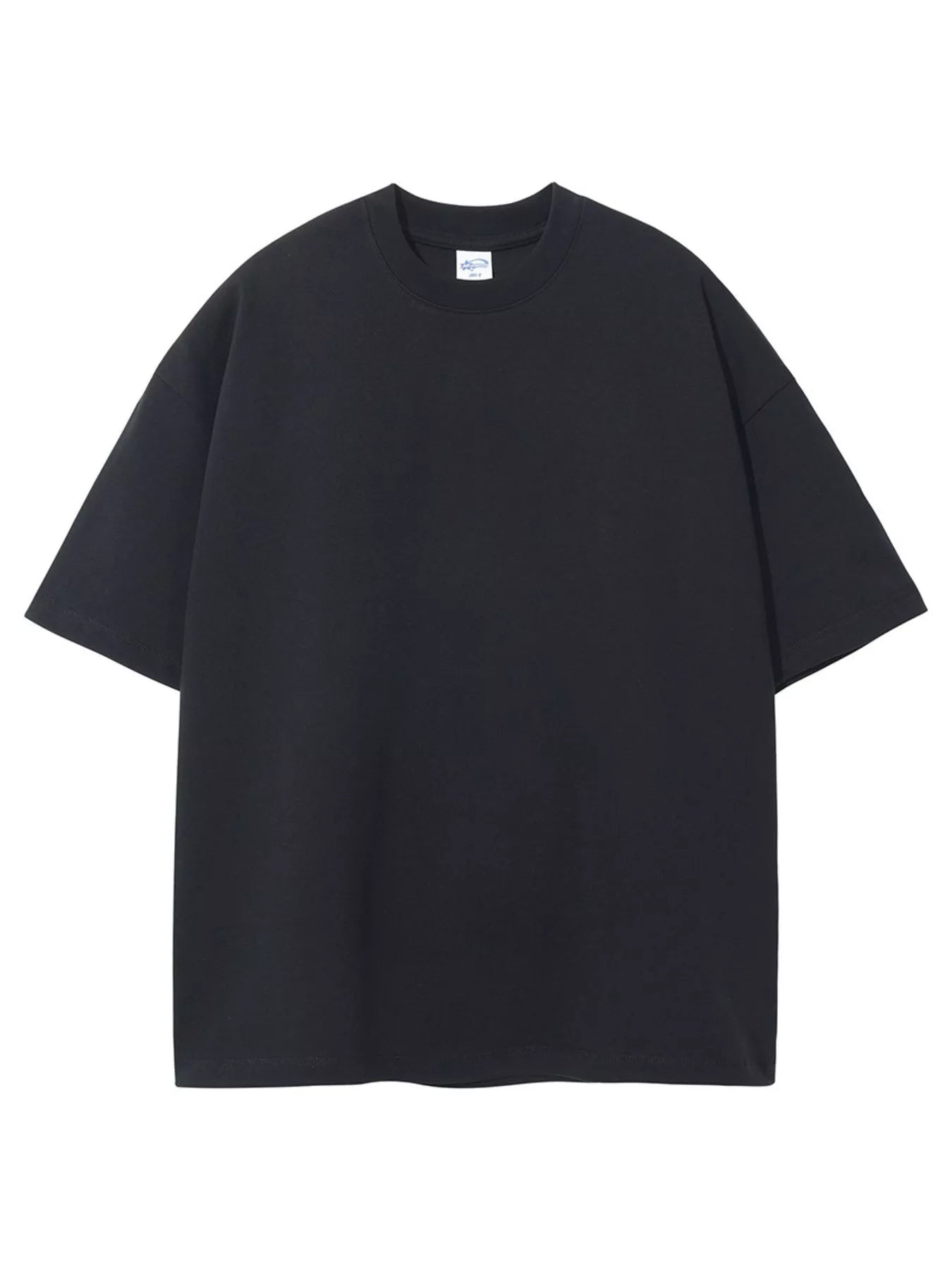 Round Neck Half Sleeve T-Shirt Plus Size in Brown for Men
