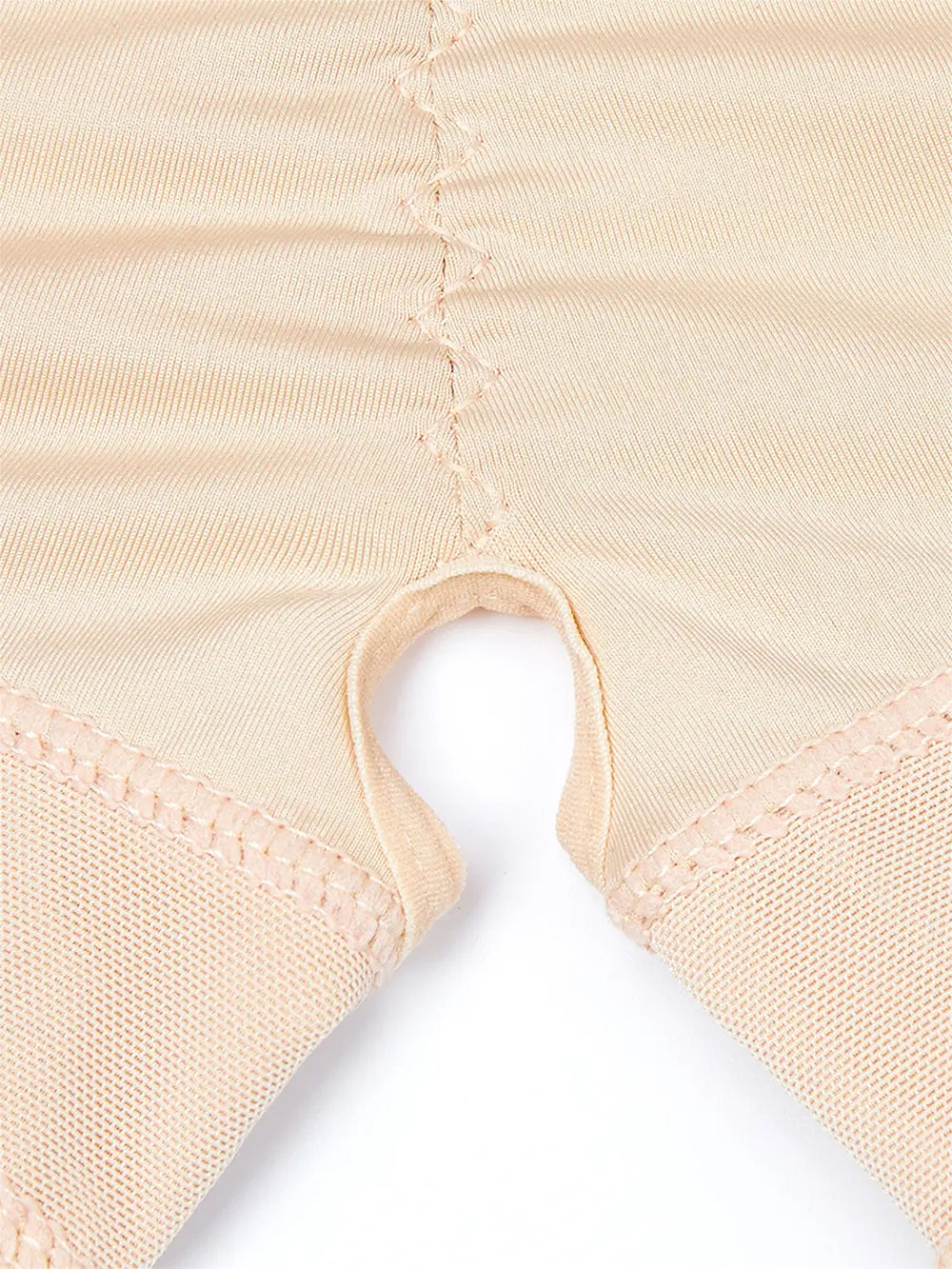 Plus Size Lace Detail Hook-and-Eye Shaping Shorts in Ivory for Women