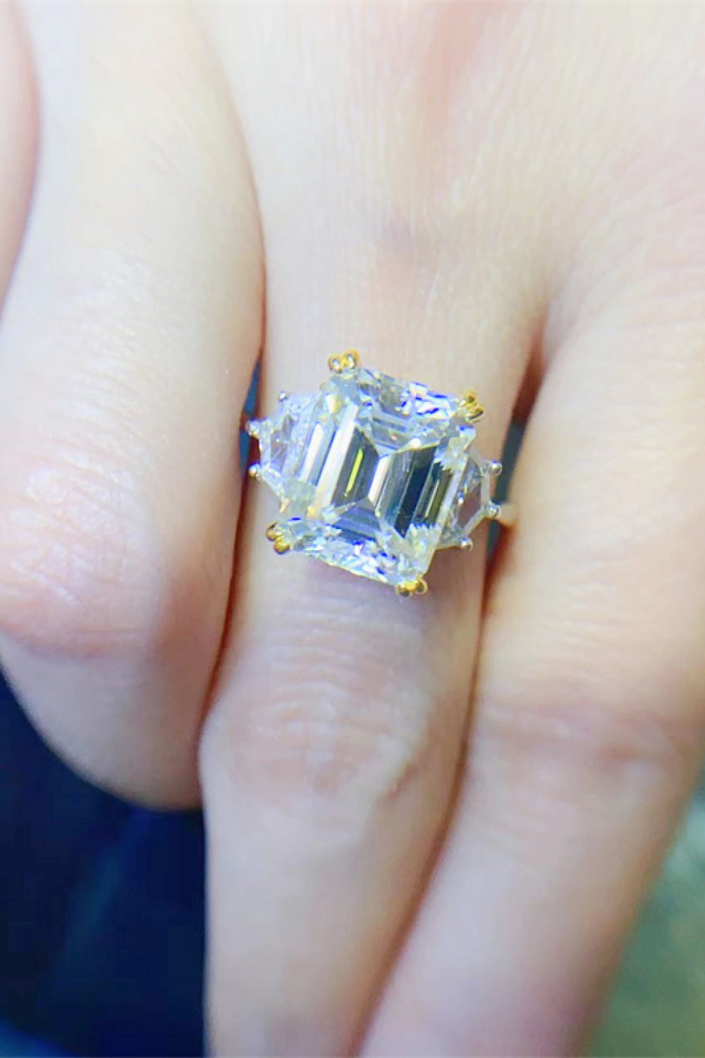 5 Carat Moissanite 925 Sterling Silver Ring for Women