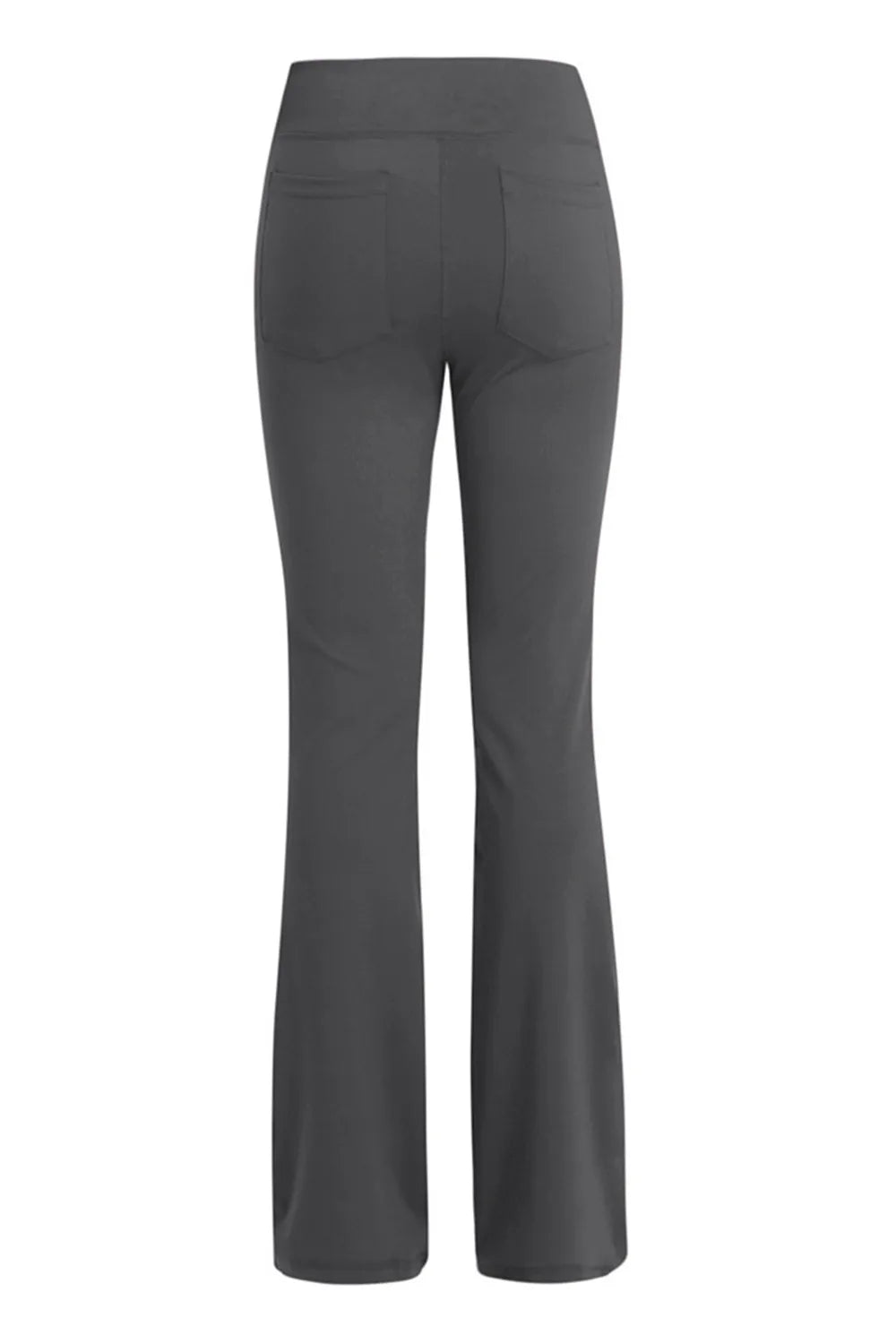Pocketed High Waist Active Pants in Black for Women