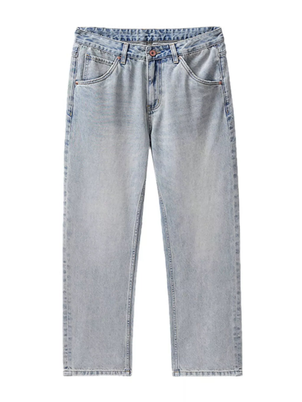 Wash Wide Leg Jeans in Nostalgic Orchid for Men