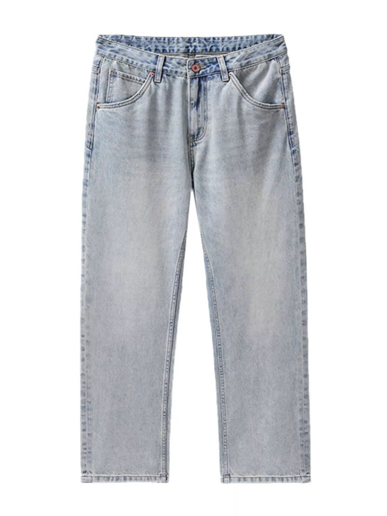Wash Wide Leg Jeans in Nostalgic Orchid for Men