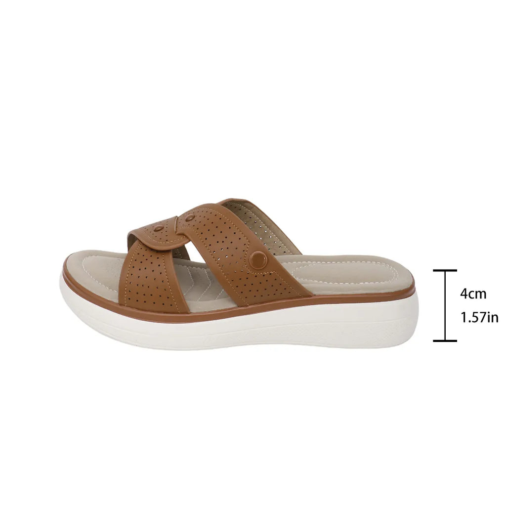 Open Toe Wedge Sandals in Everyday in White for Women
