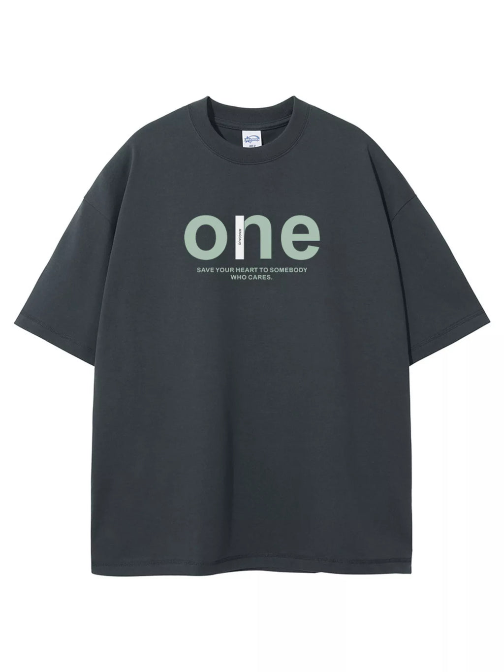 Casual Letter Graphic Short Sleeve T-Shirt Plus Size in Brown for Men