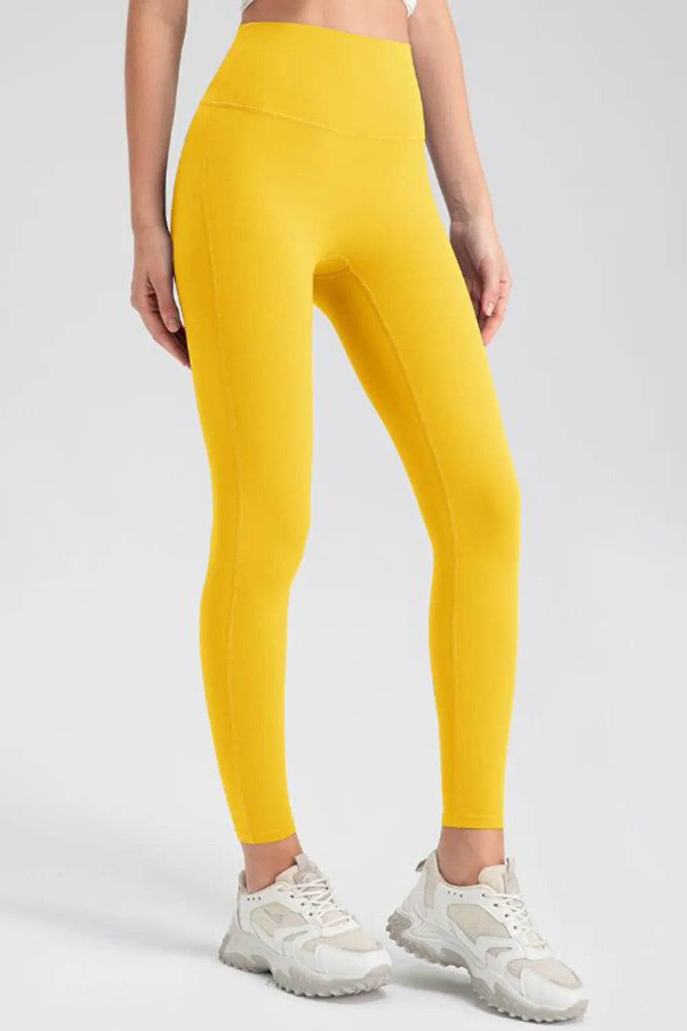 High Waist Skinny Active Pants in Caramel for Women