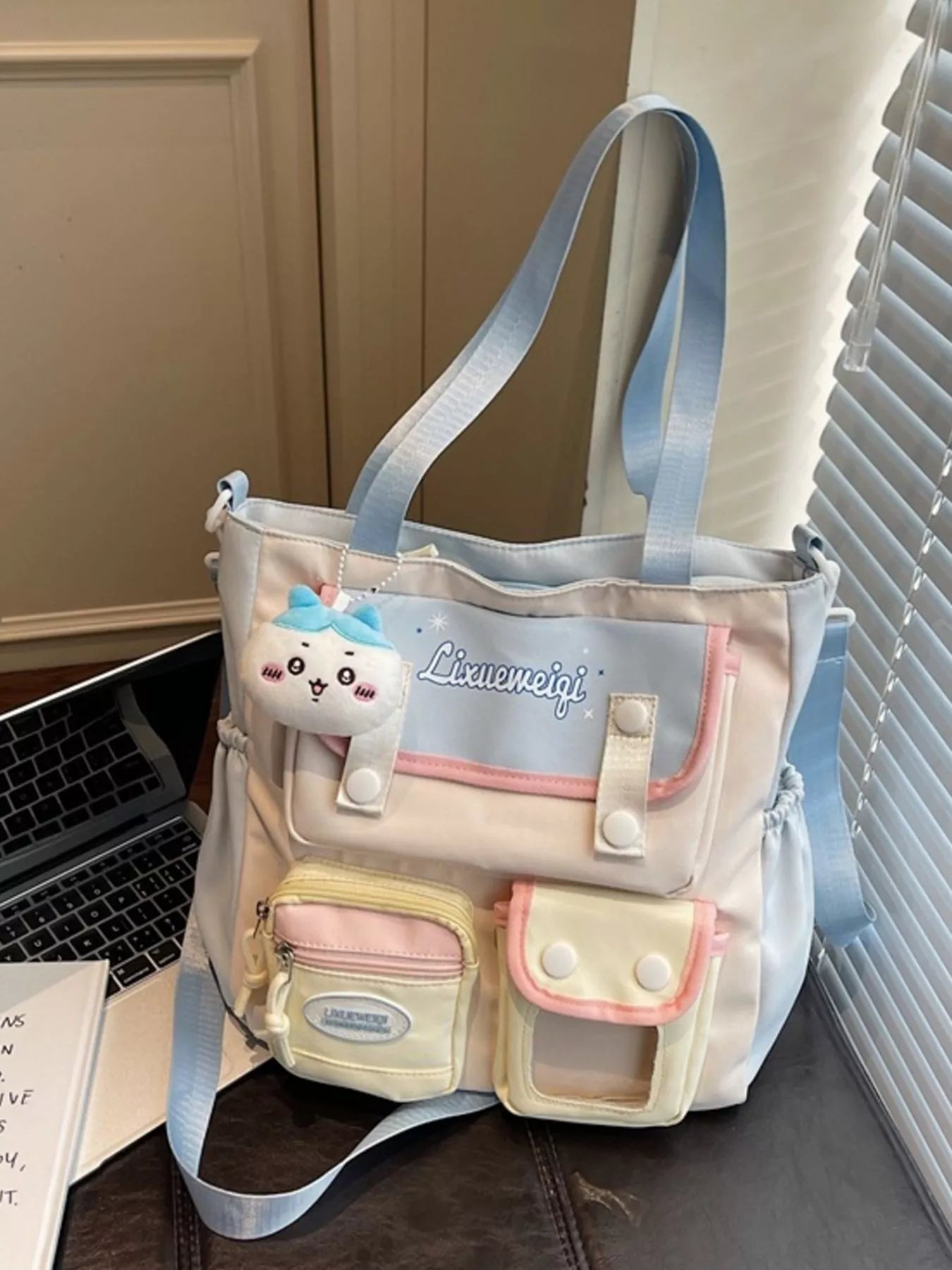 Multi-Pocket Shoulder Bag for Women