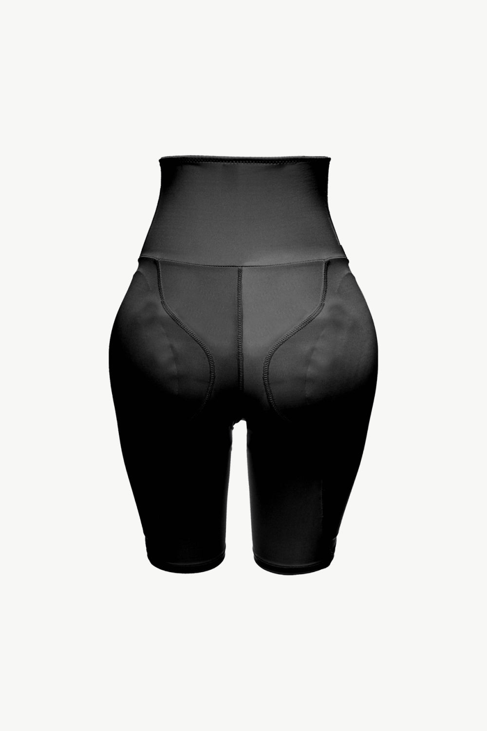 Plus Size High Waisted Pull-On Shaping Shorts in Apricot for Women