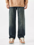 Wide Leg Jeans in Blue for Men