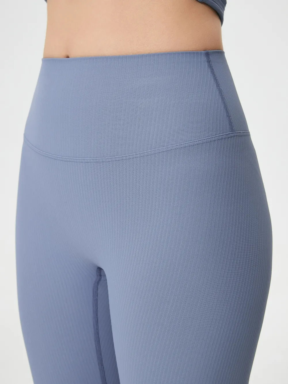 High Waist Active Leggings in Light Blue for Women