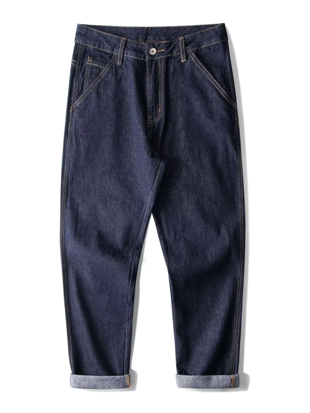 Wide Leg Jeans in Vintage Blue for Men