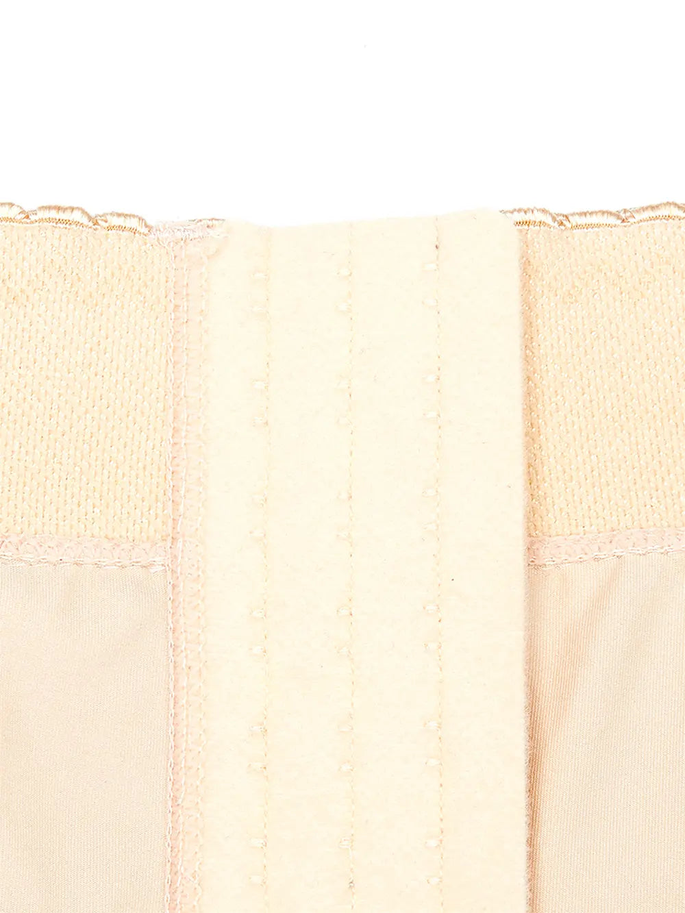 Plus Size Lace Detail Hook-and-Eye Shaping Shorts in Ivory for Women