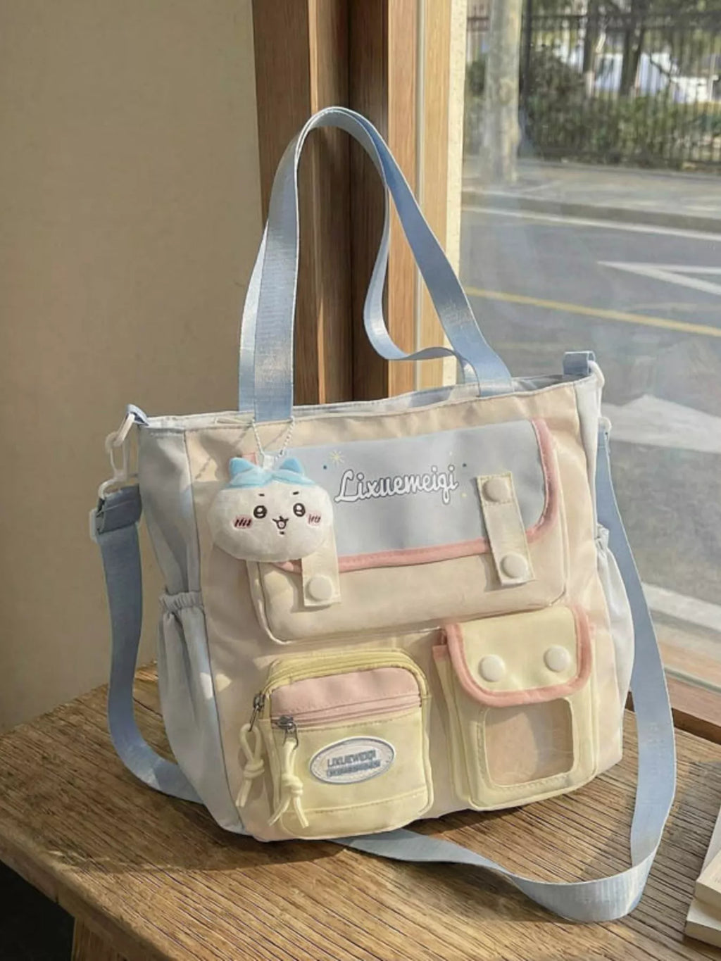 Multi-Pocket Shoulder Bag for Women