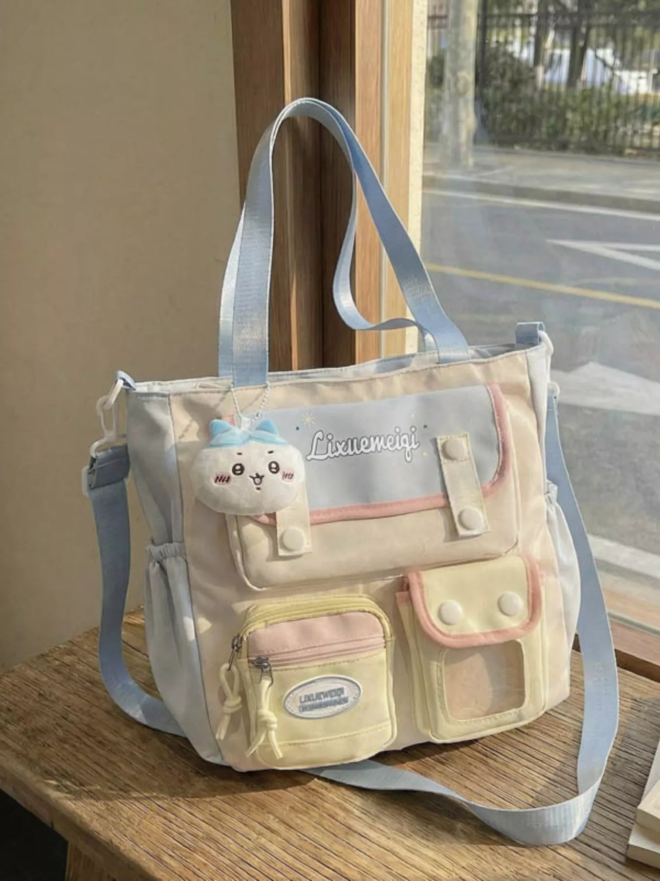 Multi-Pocket Shoulder Bag for Women