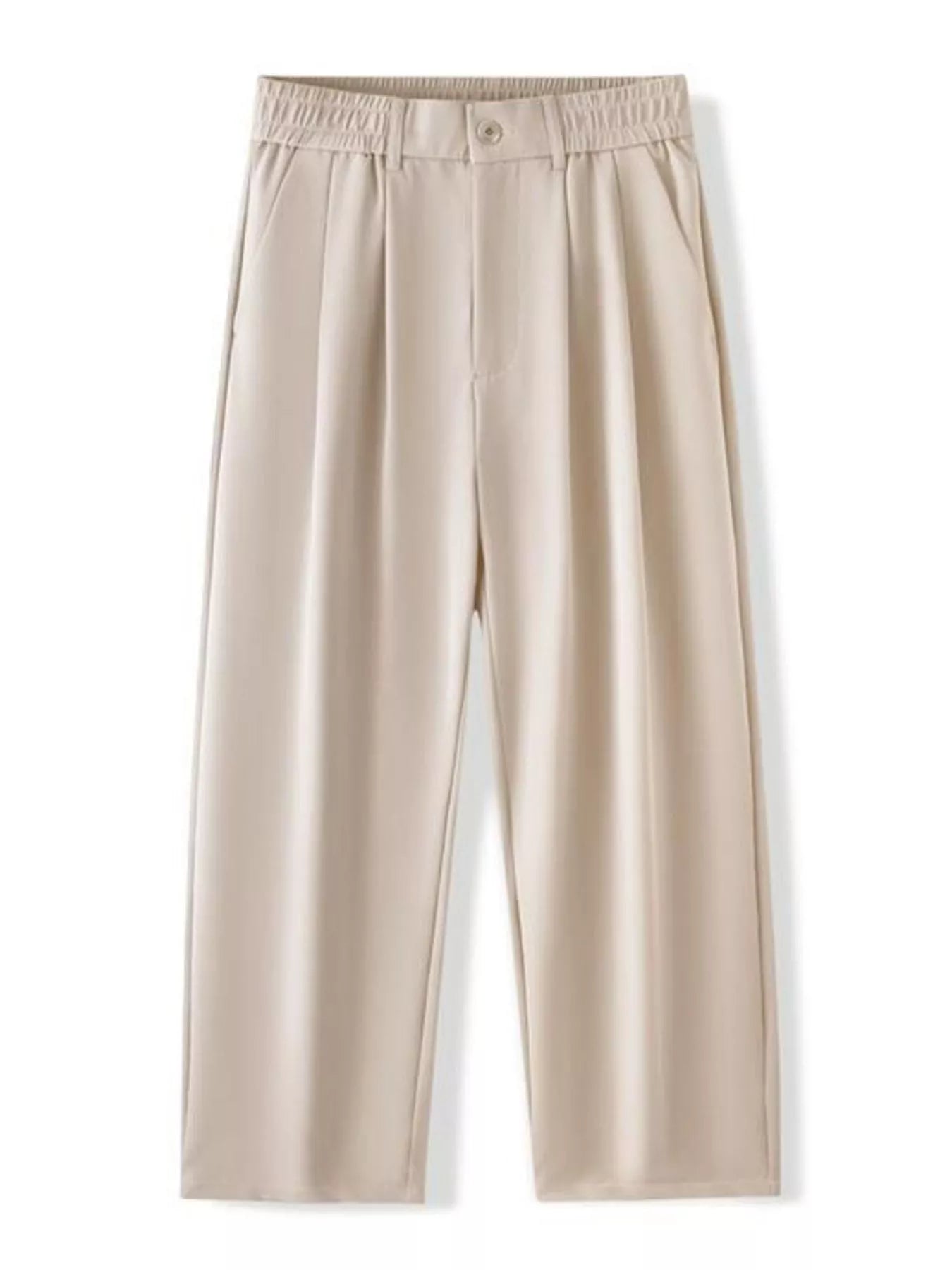 Casual Loose Fit Pants Plus Size in Black for Men