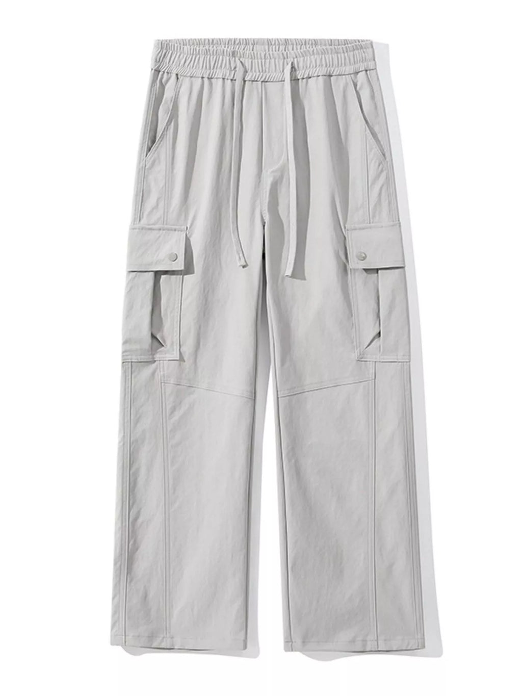 Loose Fit Cargo Pants Plus Size in Modern Gray for Men