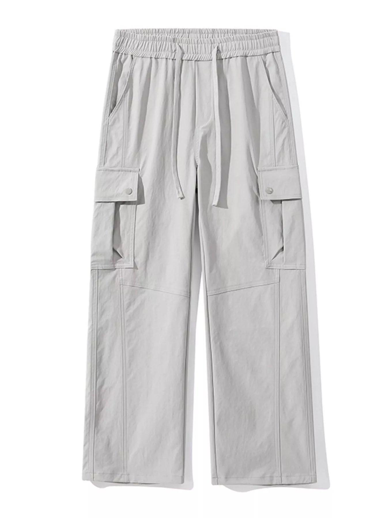 Loose Fit Cargo Pants Plus Size in Modern Gray for Men