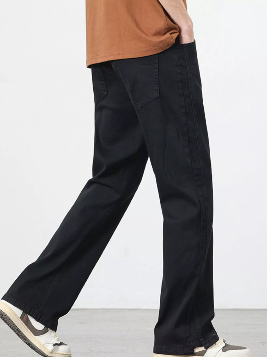 Straight Leg Jeans Plus Size in Nostalgic Blue for Men