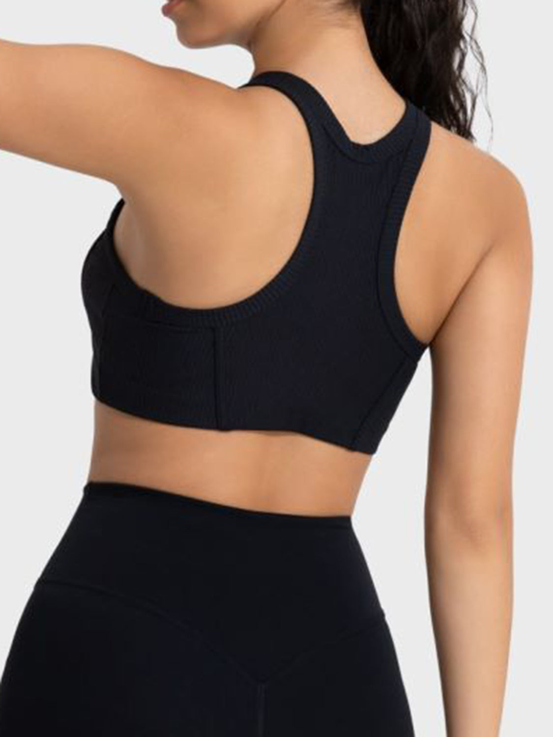 Wide Strap Cropped Sport Tank in Sage for Women