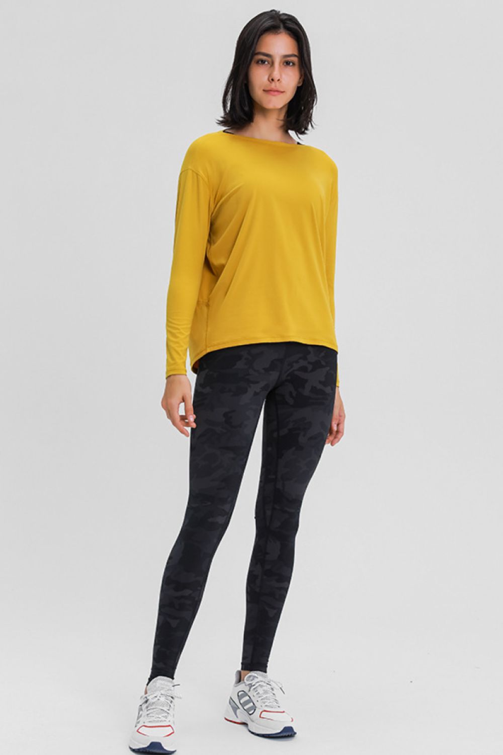 Loose Fit Active Top in Mauve for Women