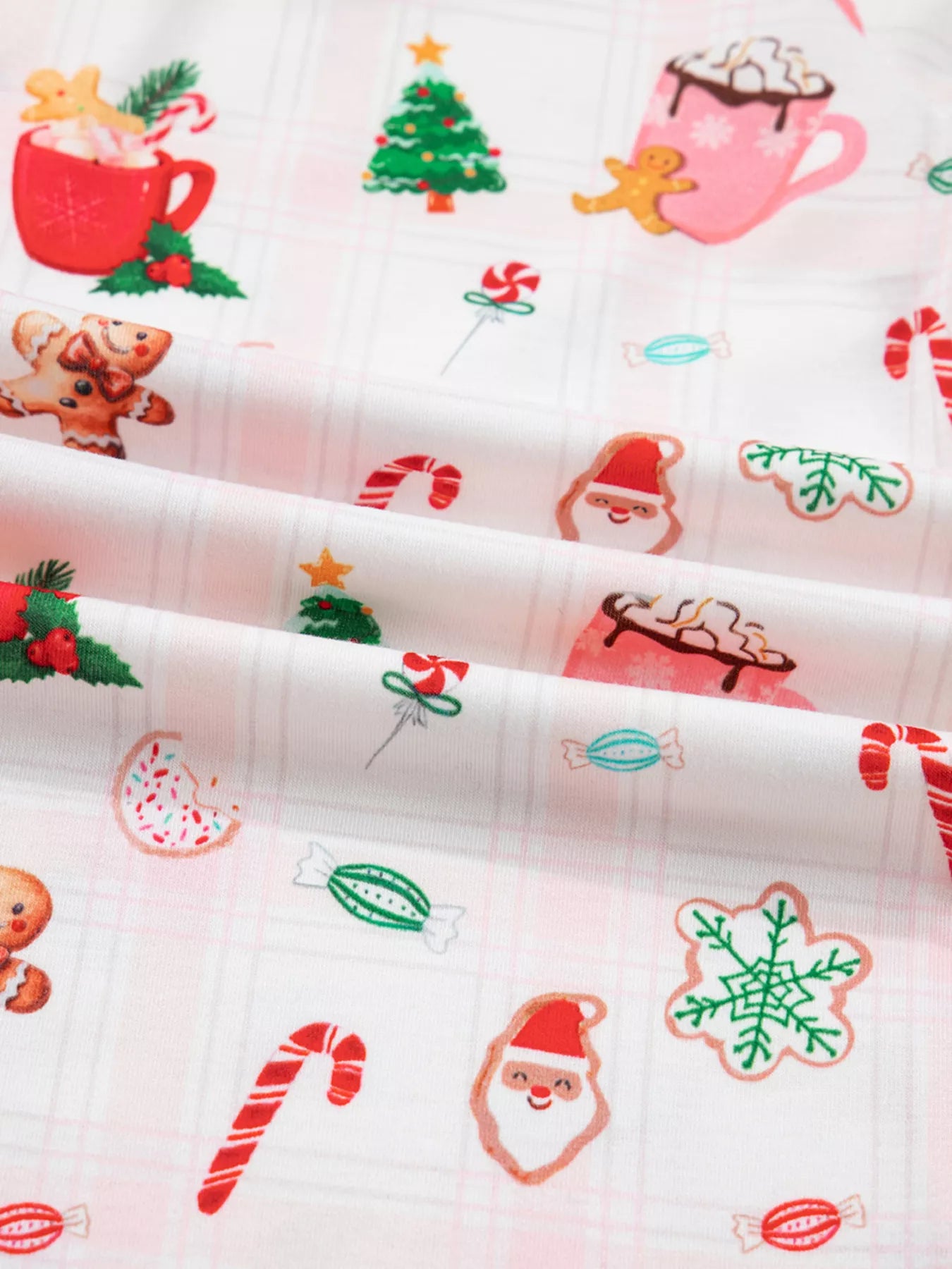 Christmas Spirit Cute Holiday Print Short Sleeve Shirt and Pants 2pcs Pajama Set for Women