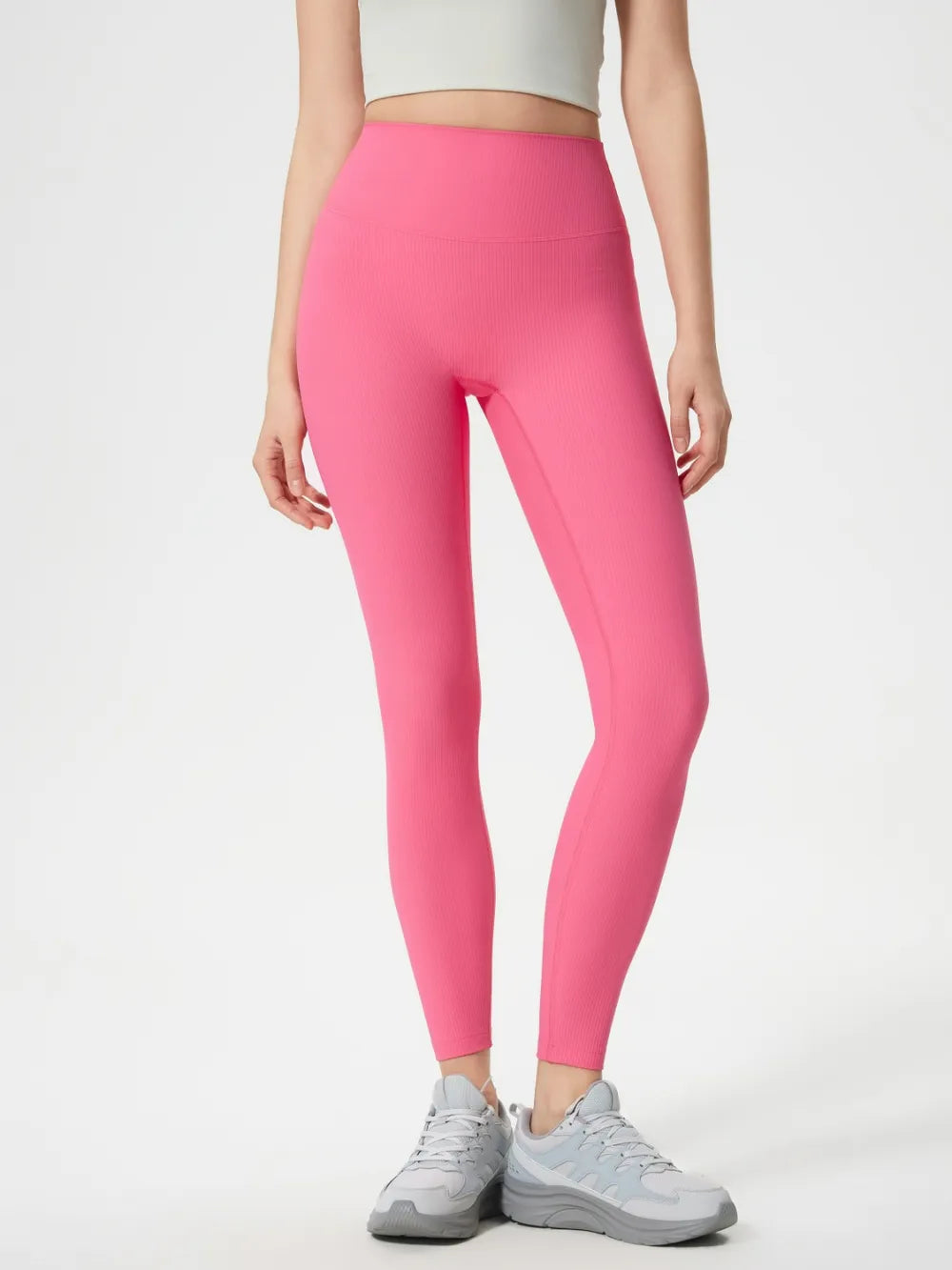 High Waist Active Leggings in Pink for Women