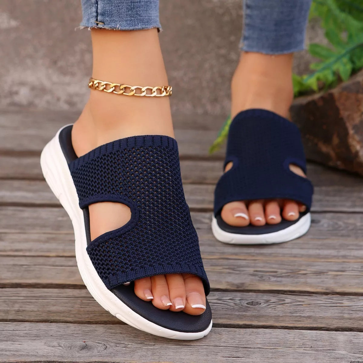 Breathable Mesh Open Toe Sandals for Women