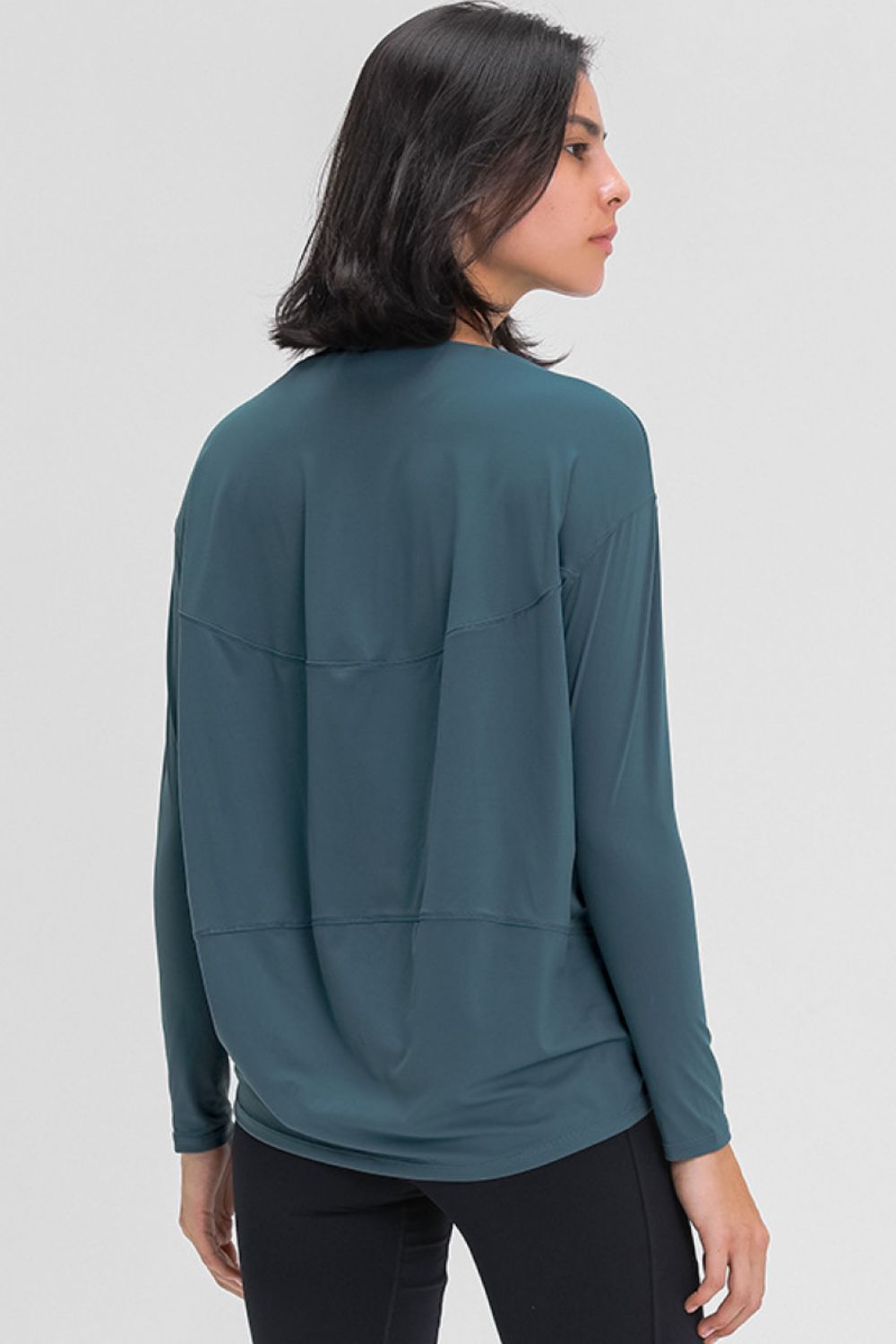 Loose Fit Active Top in Mauve for Women