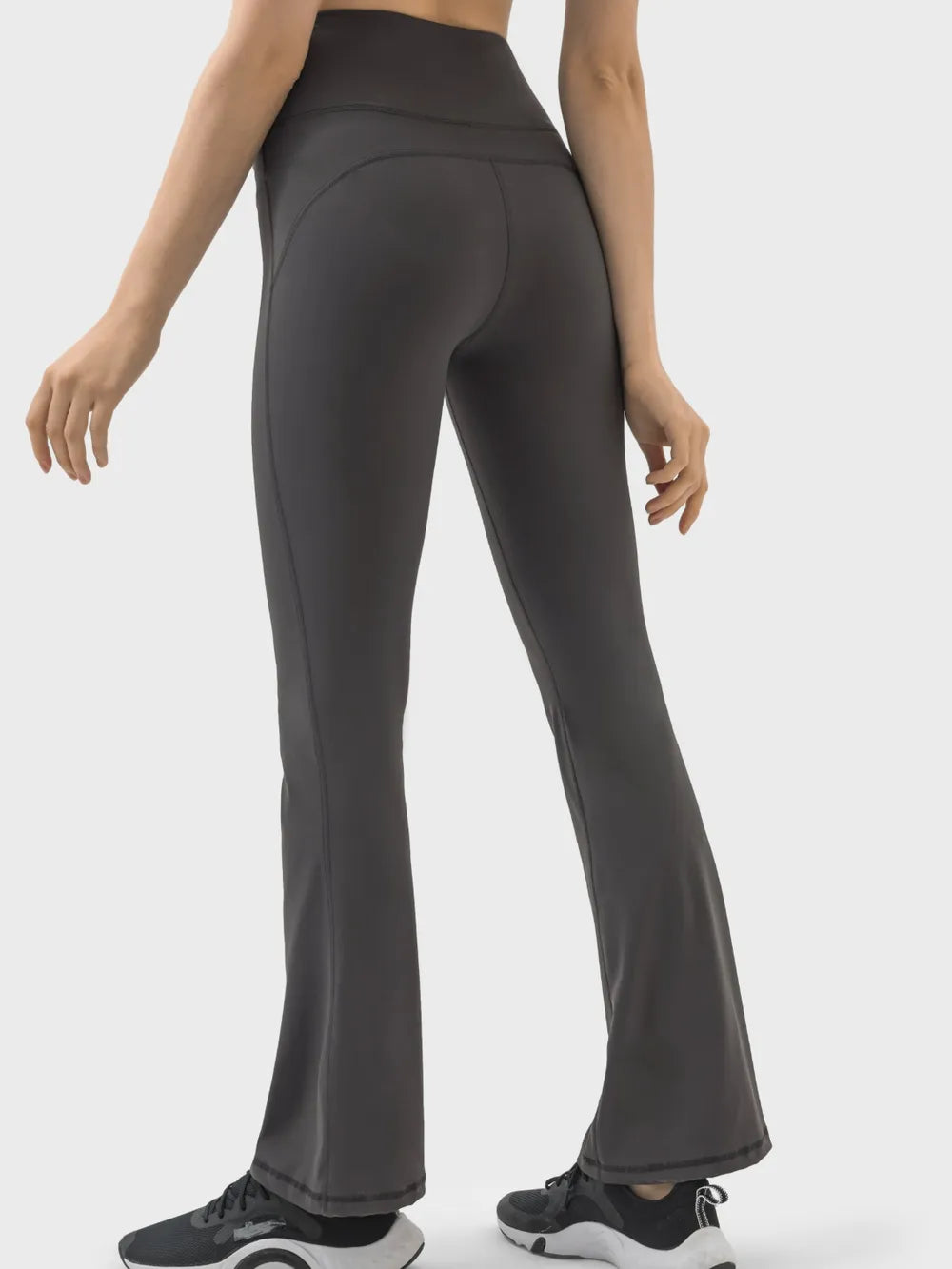 High Waist Active Pants in Mocha in Dark Gray for Women
