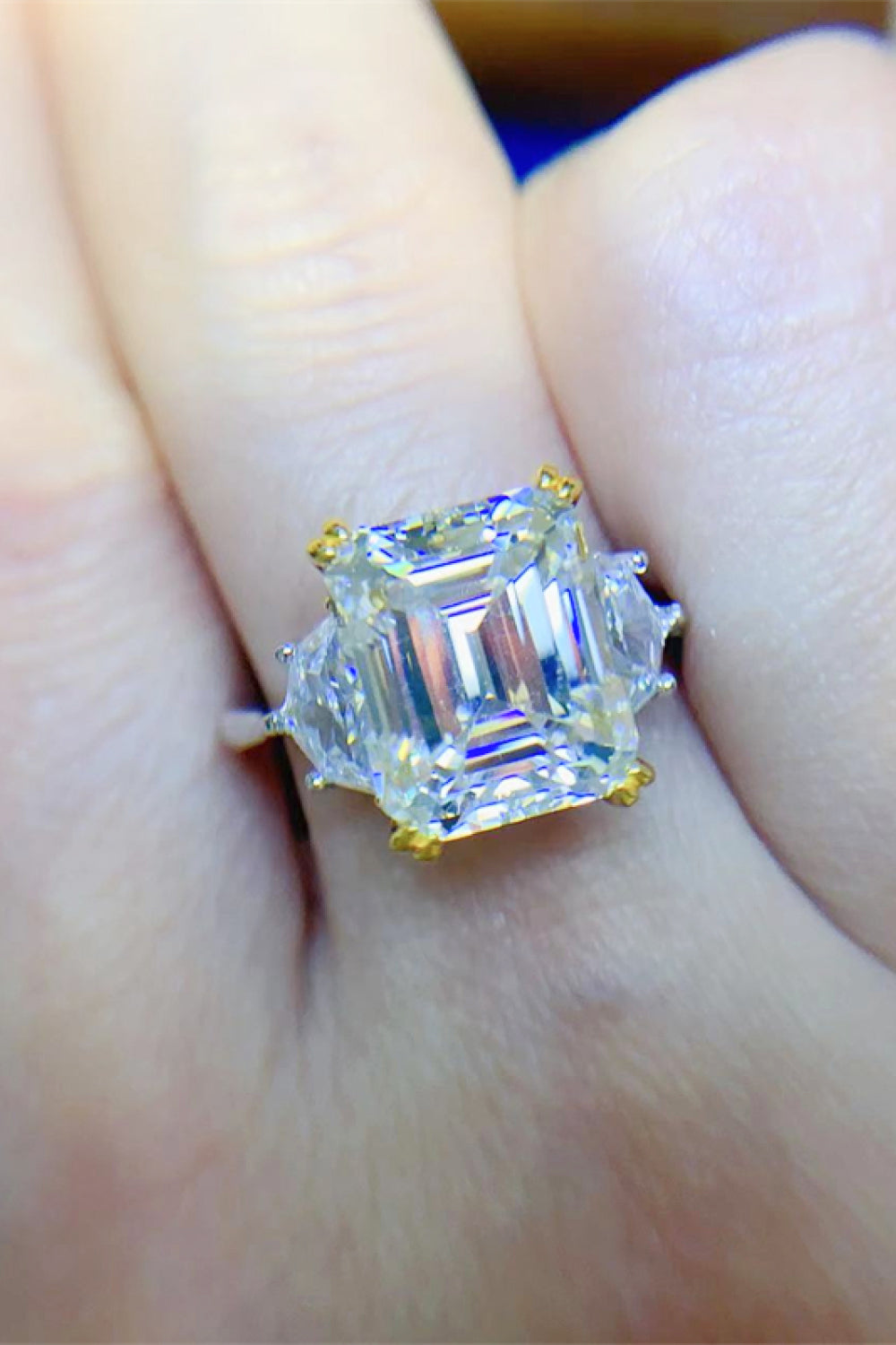5 Carat Moissanite 925 Sterling Silver Ring for Women