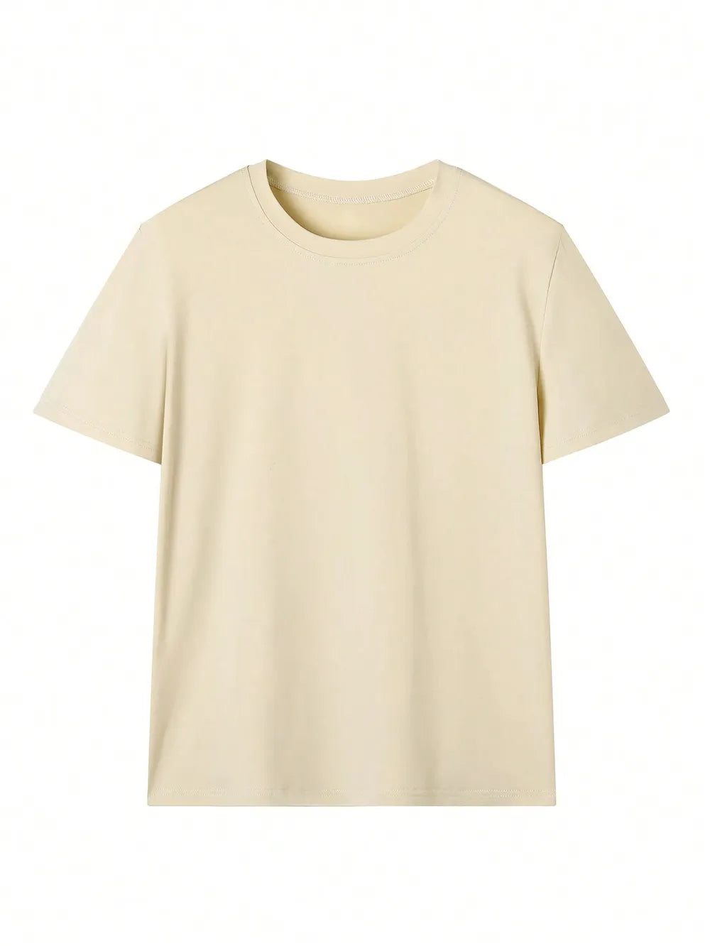 Graphic Round Neck Half Sleeve T-Shirt in Black for Women