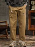 Wide Leg Pants in Khaki for Men