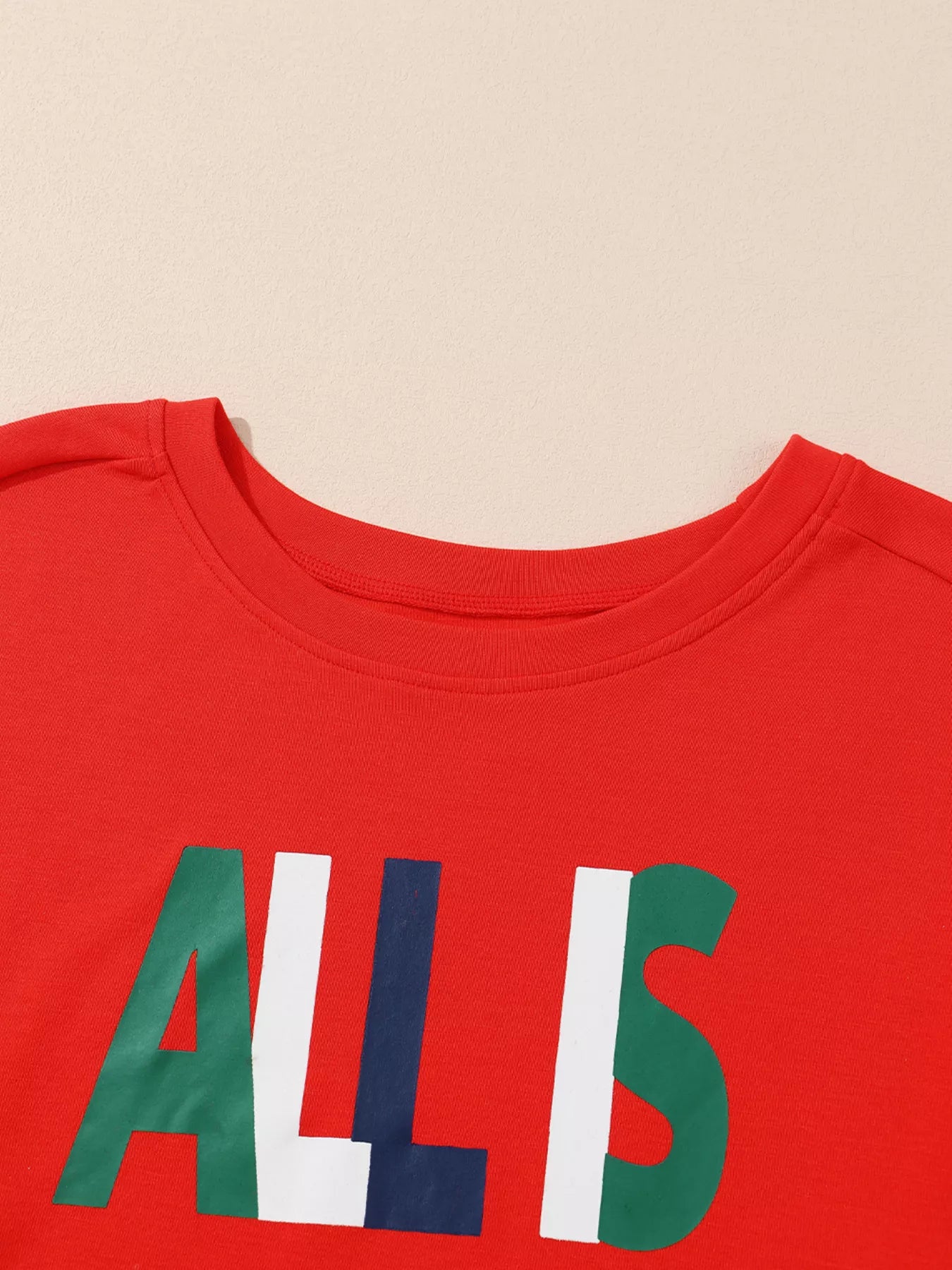 All Is Graphic Christmas Plaid Pajamas Set for Women