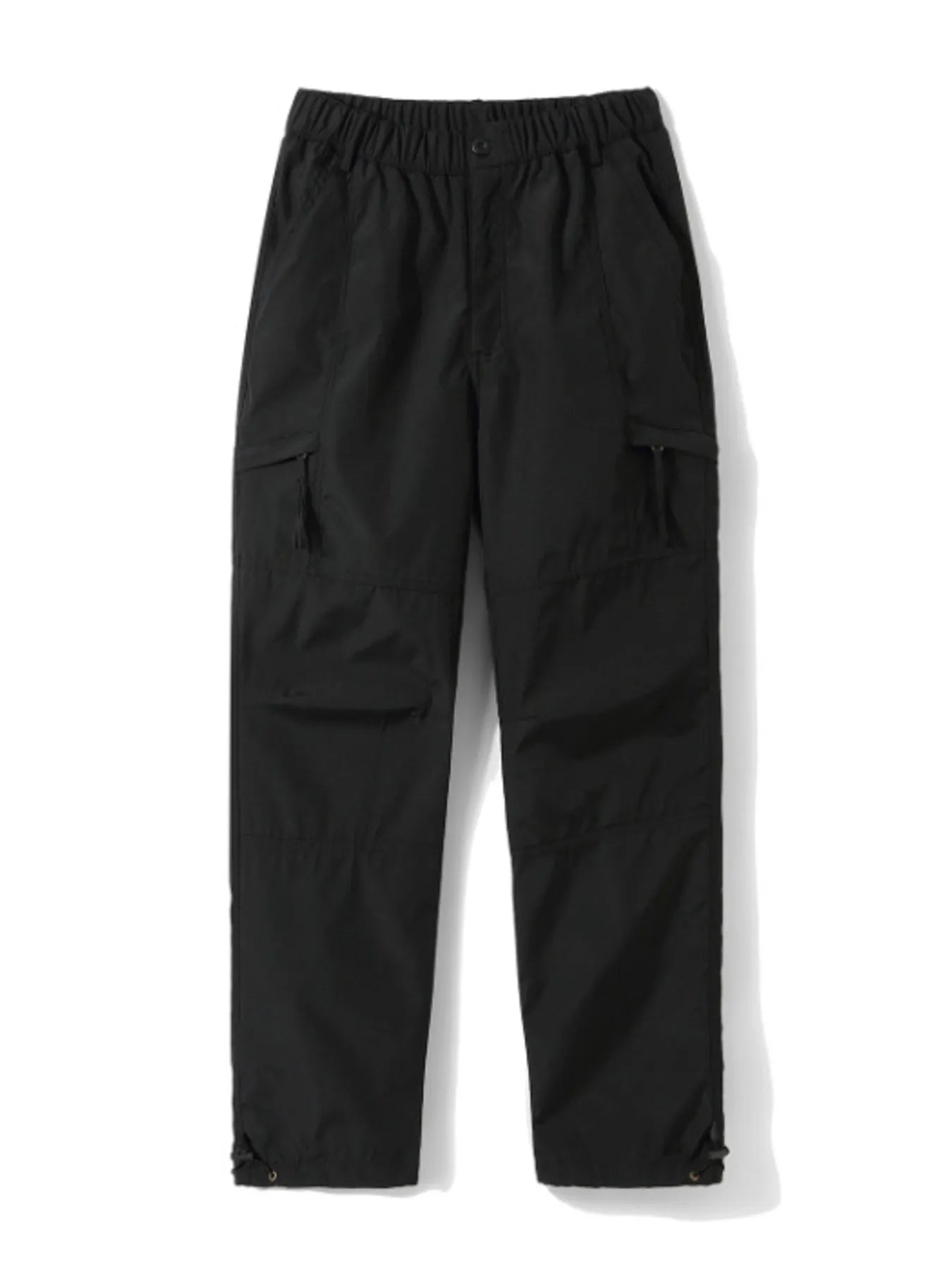 Relaxed Fit Cargo Pants with Pockets Plus Size in Green for Men