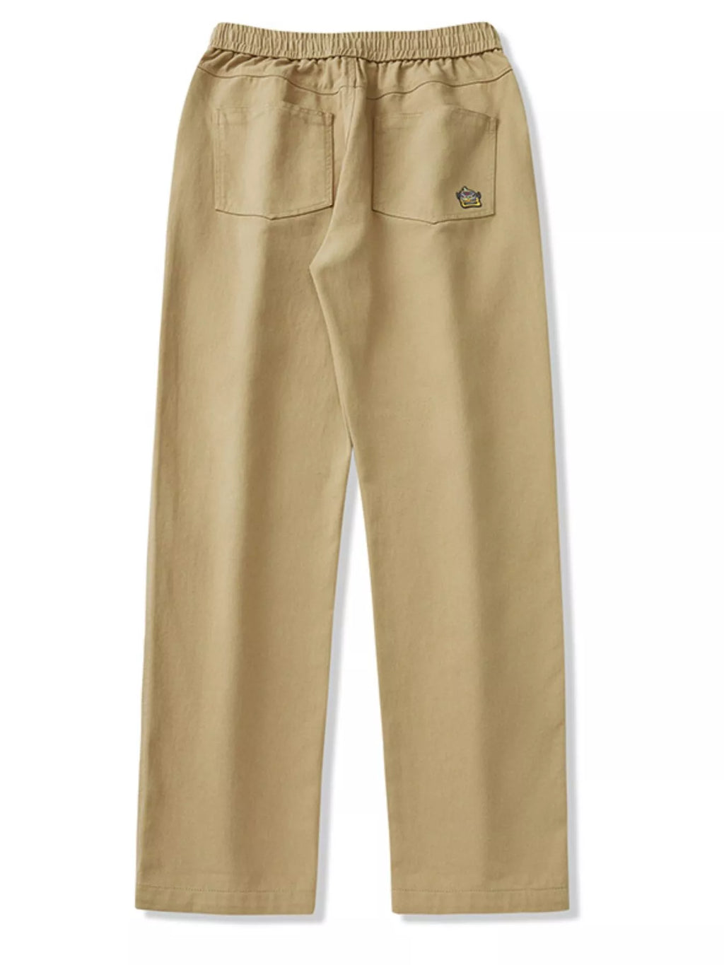 Casual Loose-Fit Drawstring Pants Plus Size in Military Green for Men