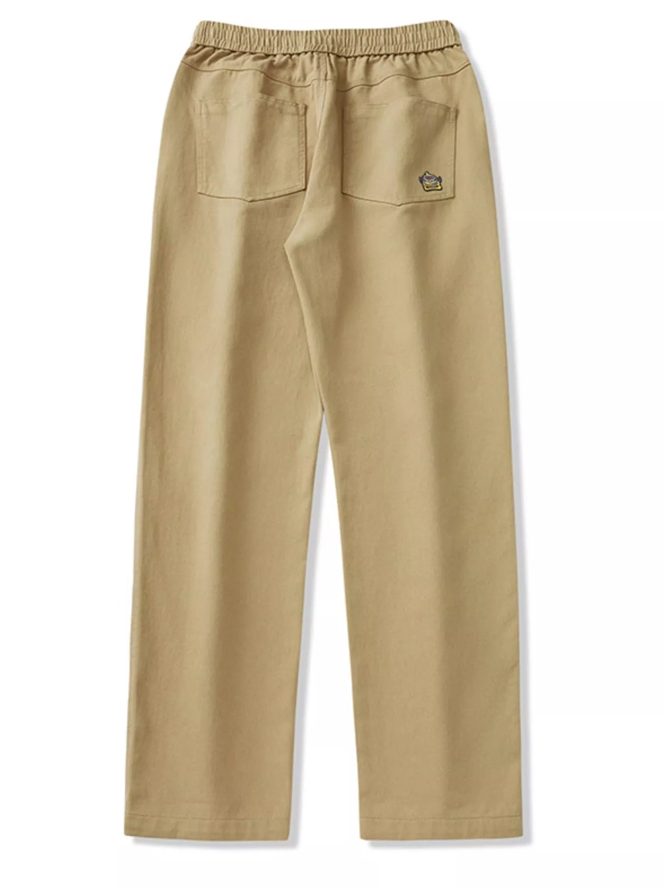 Casual Loose-Fit Drawstring Pants Plus Size in Military Green for Men