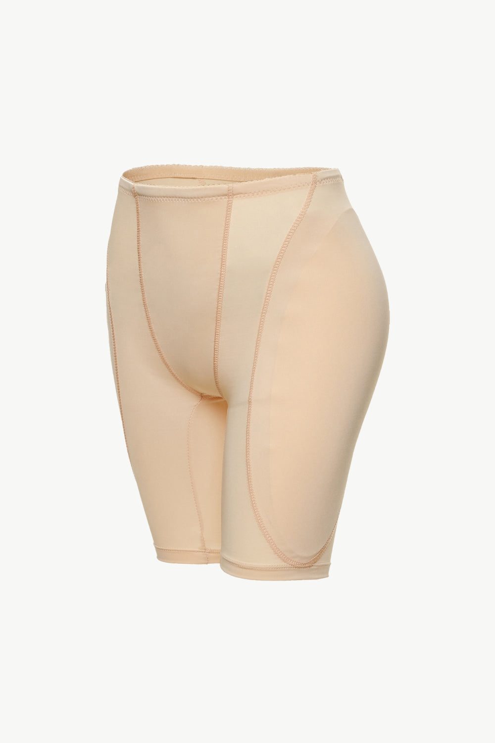 Plus Size Lifting Pull-On Shaping Shorts in Apricot for Women
