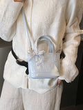 Polka Dot Mini Crossbody Bag in Light Blue for Women