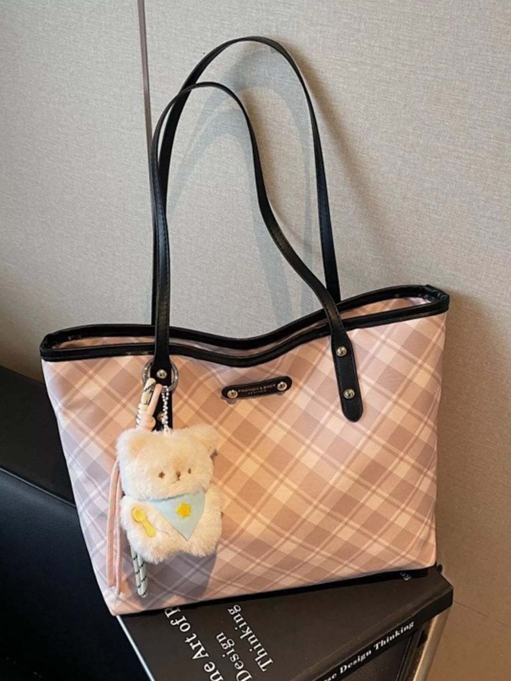 Plaid Pattern Shoulder Bag for Women
