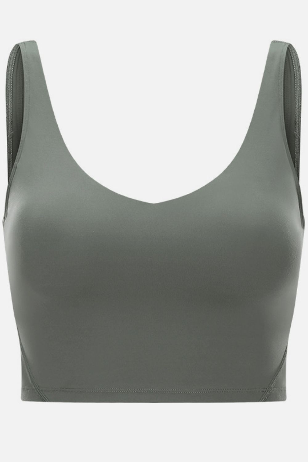 Scoop Back Sports Bra in Mustard for Women