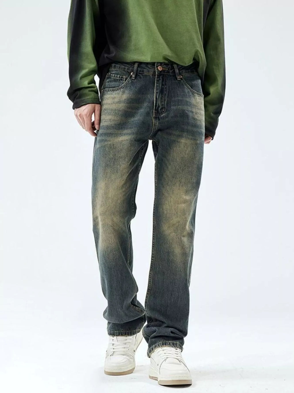 Relaxed Fit Jeans in French Blue for Men
