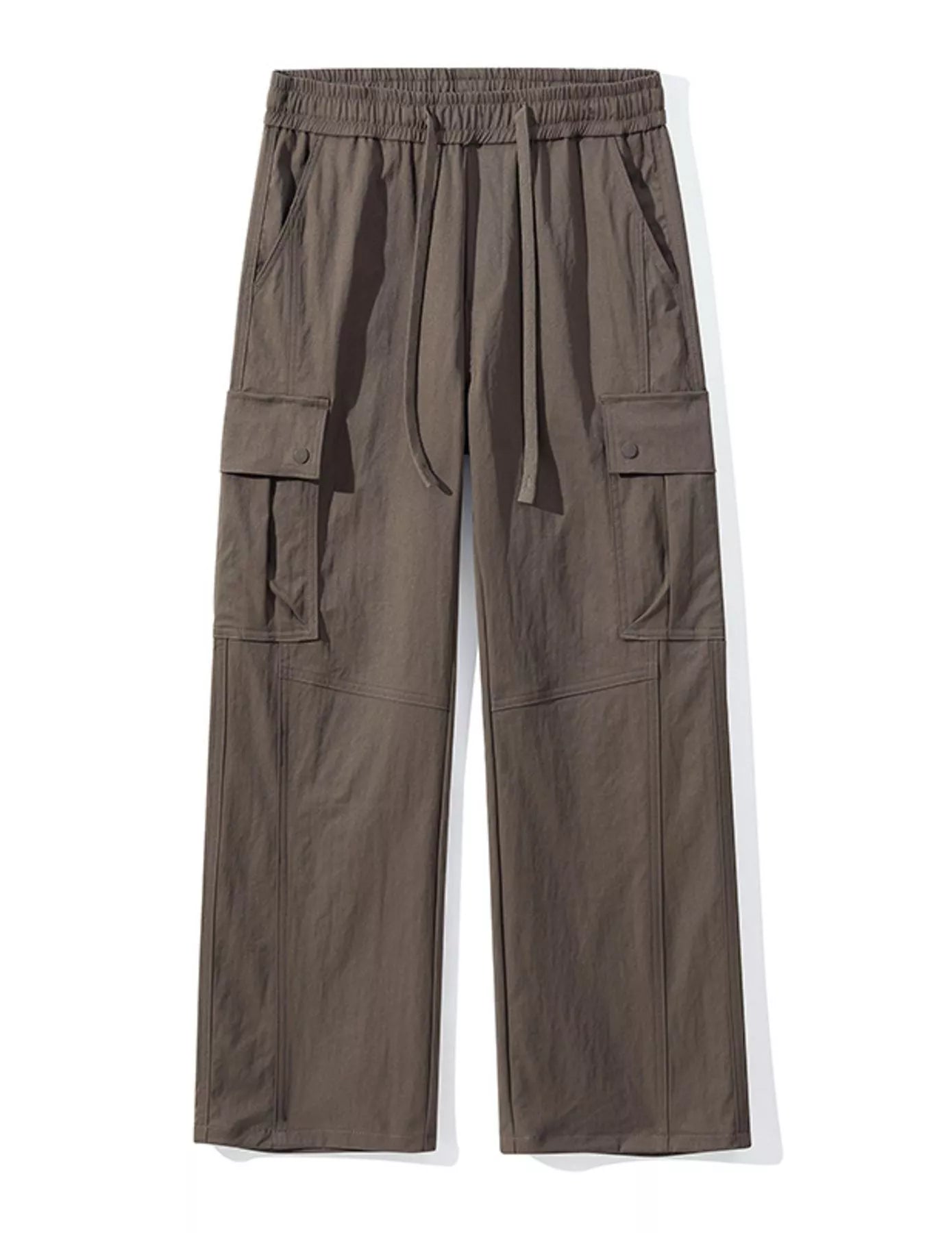 Loose Fit Cargo Pants Plus Size in Coffee for Men