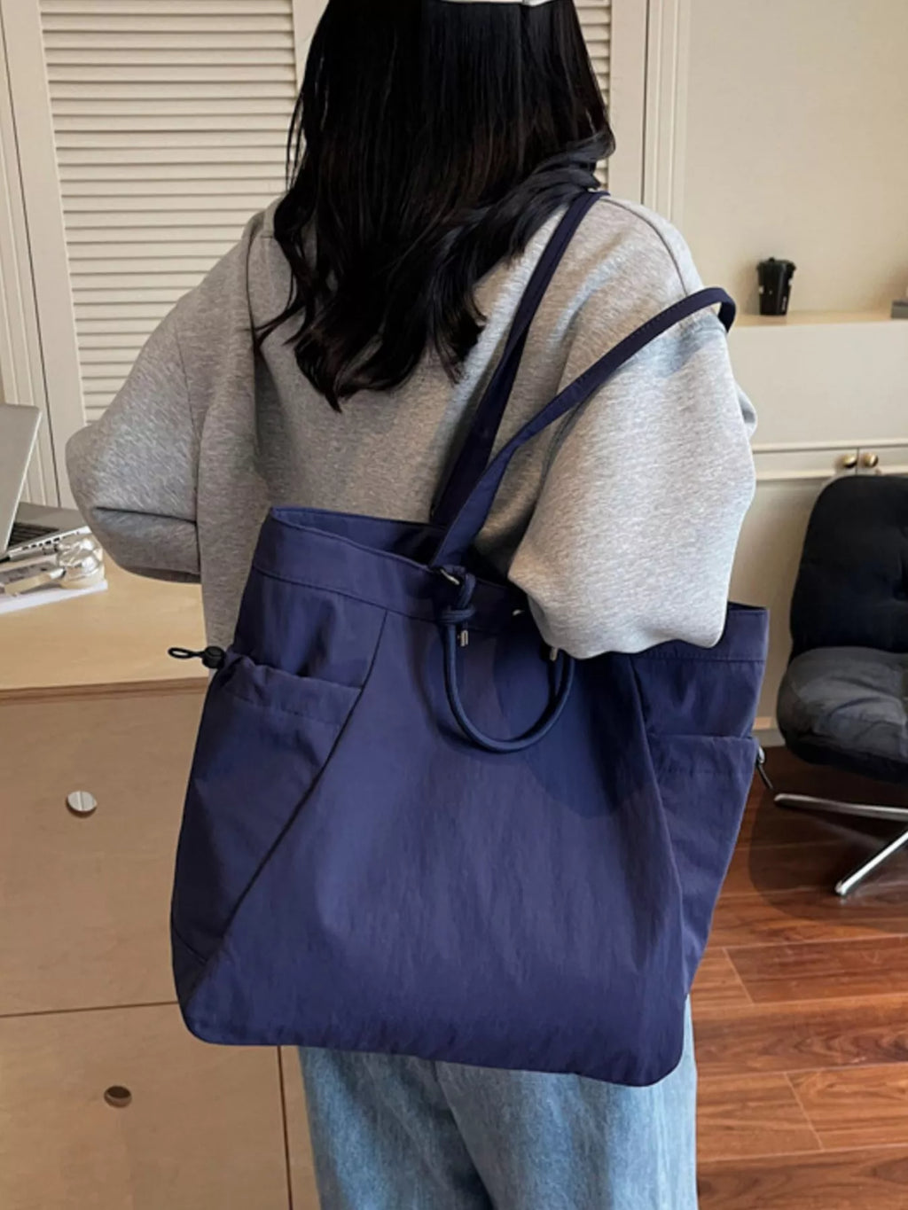 Nylon Lightweight Large Capacity Shoulder Bag for Women