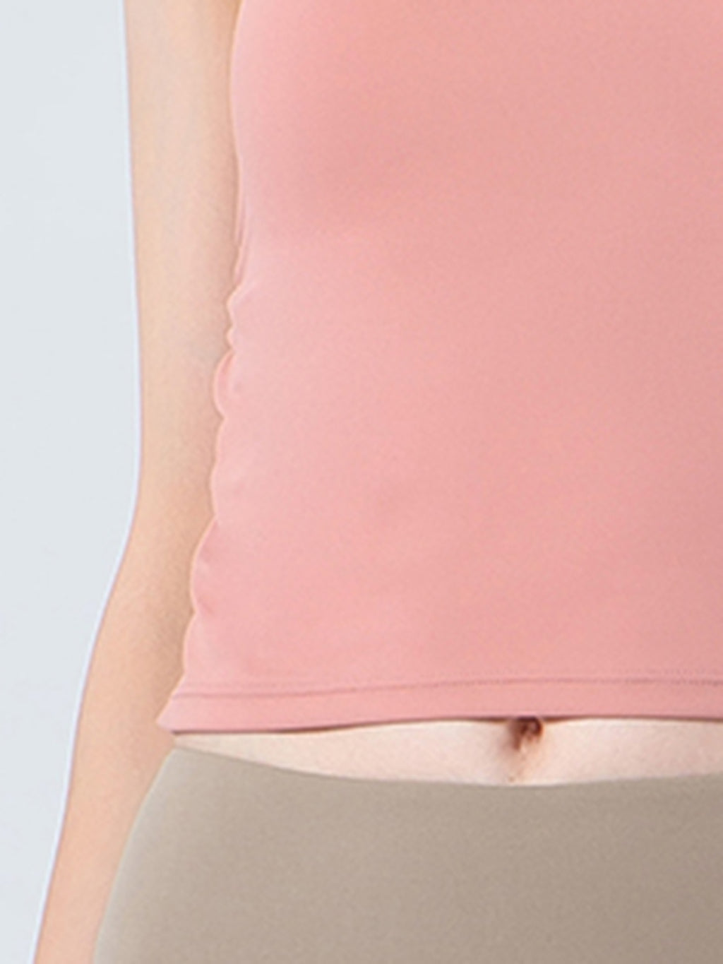 Ruched Sports Cami in Lavender for Women